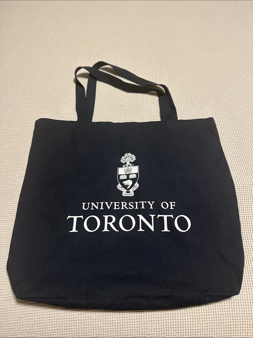 Black Canvas Tote Bag